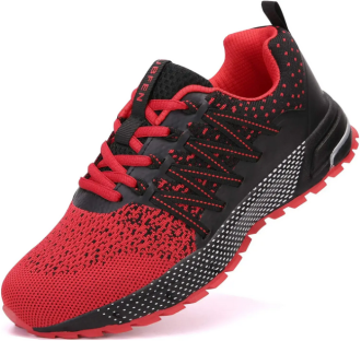  کفش اورجینال برند UBFEN طرح قرمز مشکی  