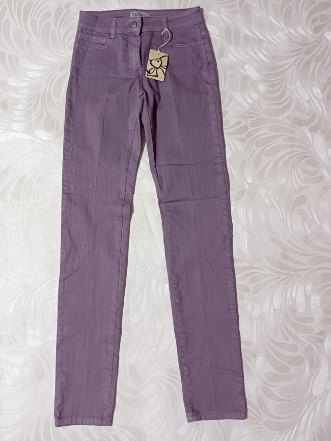 شلوار جین رنگی نوجوان دخترانه برند اروپایی 