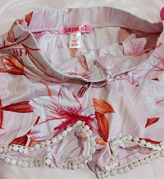 شورتک گیاهی دخترانه طرح 1 