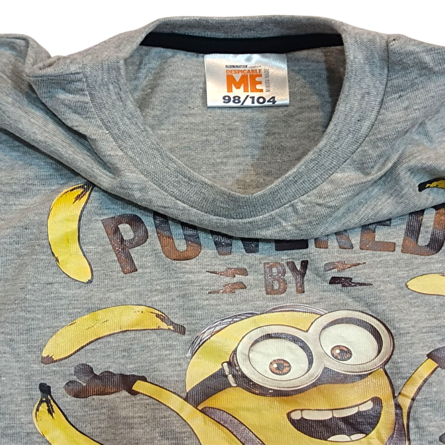 تیشرت پسرانه طرح منیون برند اروپایی 