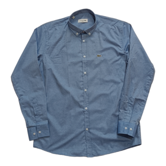  پیراهن آستین بلند مردانه طرح نقطه ای برند لاگوست  