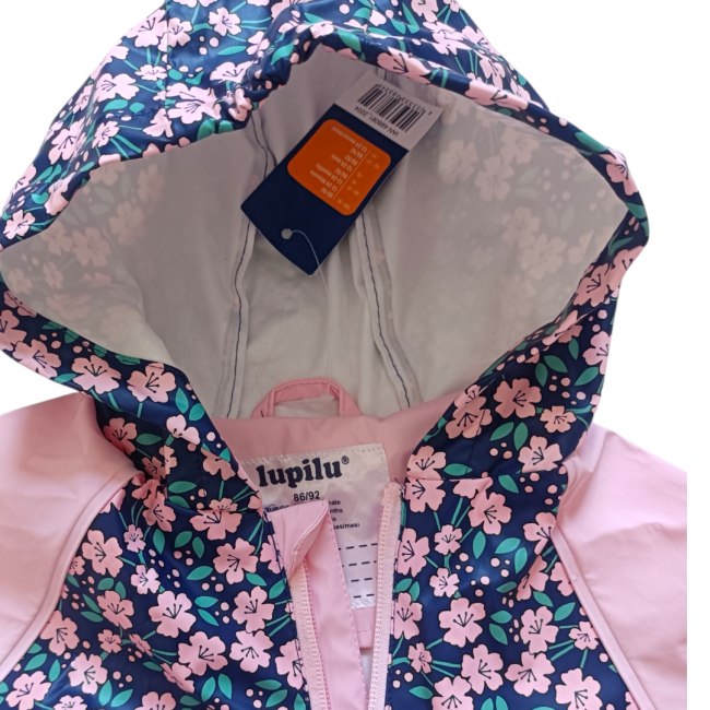 سرهمی بارانی کودک برند لو‍‍‍پیلو طرح گلدار 