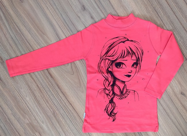 بلوز یقه سه سانتی طرح السا 